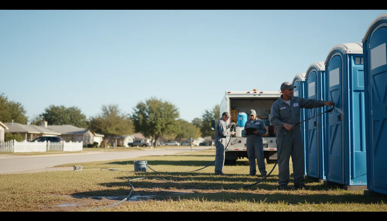 Long-Term Portable Toilet Rental in Delaware, OK near me